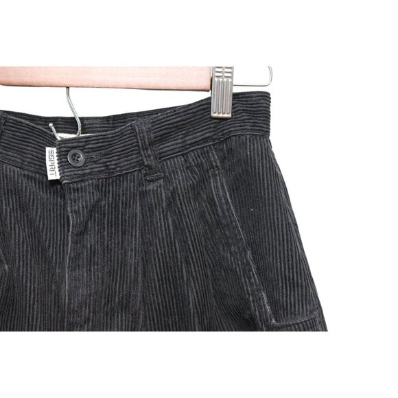 Vintage Esprit Sport Corduroy Pants Size 8 Tapered Pleated Academia 90s 80s - Picture 6 of 12